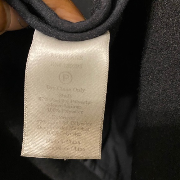 Everlane black wool coat with pockets size 8 - Picture 5 of 6